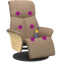 VidaXL Massagesessel mit verstellbarer Rückenlehne Kunstleder 87 x 104,5