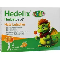 Dr. Theiss Naturwaren Hedelix HerbalSept Hals Lutscher Kids 6