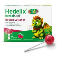 Dr. Theiss Naturwaren Hedelix HerbalSept Husten Lutscher Kids