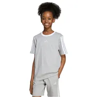 Adidas Essentials T-Shirt, medium grey heather/white 7-8 Years
