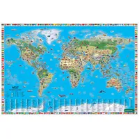 Freytag-Berndt und ARTARIA Weltkarte für Kinder, Schreibtischunterlage, freytag &