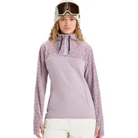 Roxy Sayna Fleece Hoodie Nirvana Roxygram Tonal Violett M