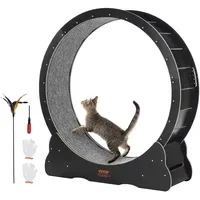 Vevor Katzenlaufrad 110 cm Schwarz