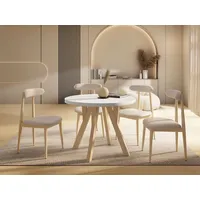 WFL GROUP Avero Ø 100 cm weiß