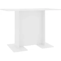 VidaXL Esstisch 110 x 75 x 60 cm weiß
