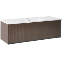 Beliani Beliani, Spiegelschrank, MADIDI 120 cm Braun