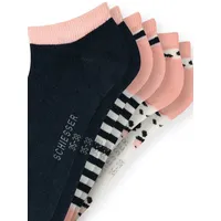 SCHIESSER Sneakersocken 'Leo&Stripes' (3-Paar) Stay Fresh Ausru ̈stung bunt