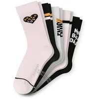 SCHIESSER Mädchen 5 Pack Love Socken, Sortiert 1_183289, 35-38