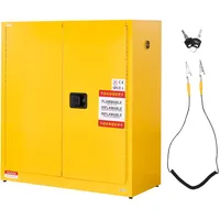 Vevor Feuerlöschschrank feuerlöschfähiger brennbarer Lagerschrank (110 L) mit verstellbarem