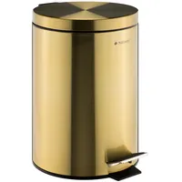 Navaris Mülleimer 12 l Goldfarben