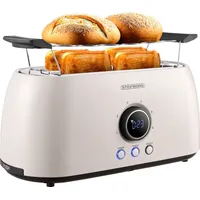 Steinborg 4 Scheiben Toaster Digitales Display mit Restzeitanzeige (Bulgur
