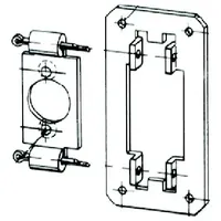 SOMFY Haltebügel mit Bohrung 9701540