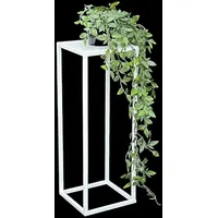 DanDiBo Ambiente DanDiBo Blumenhocker Metall Weiß Eckig 50 cm