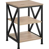 Tectake Nottingham Braun Eiche 40,5 x 40,5 x 60,5