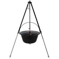 Grillplanet Gulaschkessel 22 l emailliert schwarz