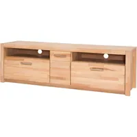 MCA living Fenja TV-Element Lowboard 185 cm Braun Massivholz
