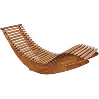 Beliani Brescia II Gartenliege 176 x 60 x 90