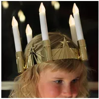 Star Trading STAR LED Santa Lucia Krone Lichter Tag