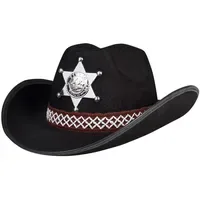 Boland Cowboyhut Kinder schwarz