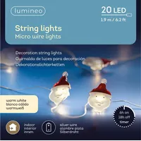 Lumineo Micro LED Strang indoor 3 Motive L.190cm 20L