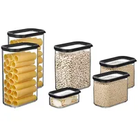 Mepal Modula Vorratsdosen Set 6-teilig schwarz