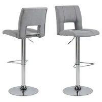 Actona »Sylvia« Barhocker 41,5x115x52 cm / hellgrau