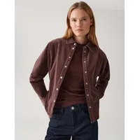 Opus Damen Langarmbluse | FRENKI Regular Overshirt aus Cord