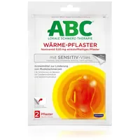 BEIERSDORF ABC Wärme-Pflaster Sensitive-Vlies Hansaplast med 2 st