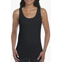 Gildan Deluxe Softstyle Tanktop Schwarz L