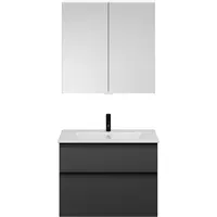 Burgbad Eqio Keramik-Waschtisch Slim 82 x 0 cm (SHCP082F6584C0001G0252)