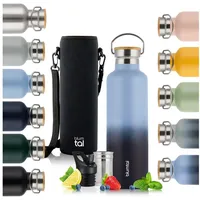 Blumtal Thermoflasche Thermosflasche 1L - doppelwandige Flasche Edelstahl 1L