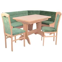 Moebel-direkt-online möbel direkt online 4tlg. Eckbankgruppe Bank, Esstisch, Stühle