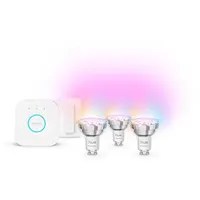 Philips Hue Essential starter kit: 3 GU10 smart bulbs
