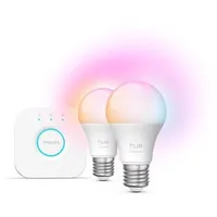 Philips Hue Essential Starter Kit: Hue Bridge + 2