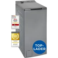 Exquisit LTO1207-030A silber-dunkel Toplader (7,5 kg, 1200 U/min)