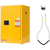 Vevor Feuerlöschschrank feuerlöschfähiger brennbarer Lagerschrank (49,21 L) mit verstellbarem