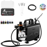 Vevor Airbrush Set 1/6 PS mit Luftkompressor, 1 Dual