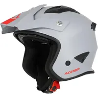 Acerbis Aria Matt Hellgrau/Rot M