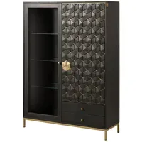 MASSIVMOEBEL24.DE Highboard 120 x 165 x 40 cm grau