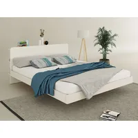 OTTO home Massivholzbett OTTO HOME "Amaliah Schwebebett, versteckte Regale