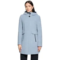 GIL BRET Wolljacke mit Kapuze in bright Blue melange,