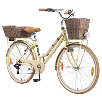 Bikestar Hollandrad 26 Zoll RH 40,6 cm Damen beige