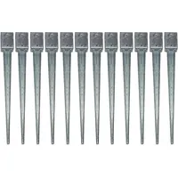 Estexo Zaunpfosten 101 x 900 mm Feuerverzinkt