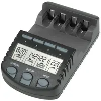 AccuCell ALPHA700 Schnellladegerät BC700 mit LCD-Display, Entladefunktion