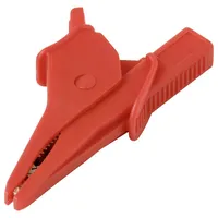 VOLTCRAFT MSK-135 rot Krokodilklemme Steckanschluss 4 mm CAT IV