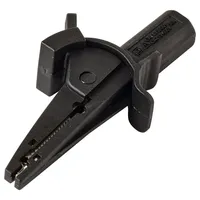 VOLTCRAFT MSK-130 sw Krokodilklemme Steckanschluss 4 mm CAT IV