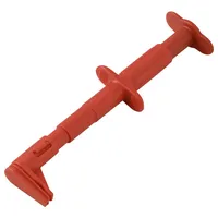 VOLTCRAFT MSK-140 Rot Sicherheits-Klemmprüfspitze Steckanschluss 4 mm CAT III
