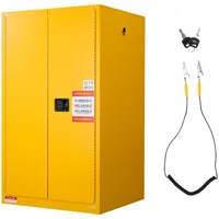 Vevor Feuerlöschschrank feuerlöschfähiger brennbarer Lagerschrank (246 L) mit verstellbarem