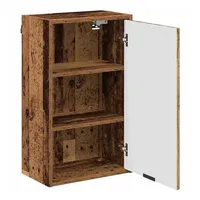 VidaXL Badezimmerschrank Wandmontiert Altholz 39 x 23,5 x 65