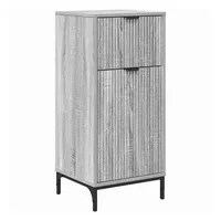 VidaXL Badezimmerschrank mit Speicher Graues Sonoma 39,5 x 36